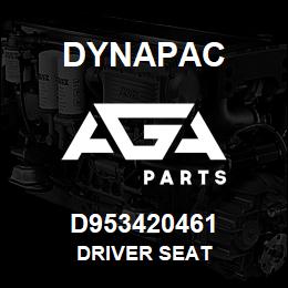 D953420461 Dynapac DRIVER SEAT | AGA Parts