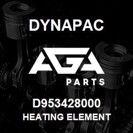 D953428000 Dynapac HEATING ELEMENT | AGA Parts