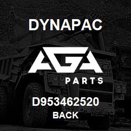 D953462520 Dynapac BACK | AGA Parts