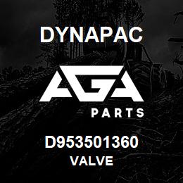 D953501360 Dynapac VALVE | AGA Parts