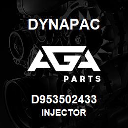 D953502433 Dynapac INJECTOR | AGA Parts