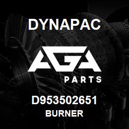 D953502651 Dynapac BURNER | AGA Parts