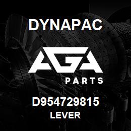 D954729815 Dynapac LEVER | AGA Parts