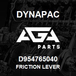 D954765040 Dynapac FRICTION LEVER | AGA Parts