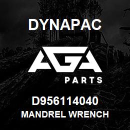 D956114040 Dynapac MANDREL WRENCH | AGA Parts