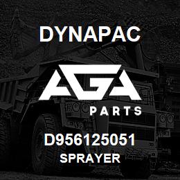 D956125051 Dynapac SPRAYER | AGA Parts