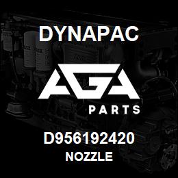 D956192420 Dynapac NOZZLE | AGA Parts