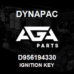 D956194330 Dynapac IGNITION KEY | AGA Parts