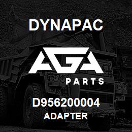 D956200004 Dynapac ADAPTER | AGA Parts