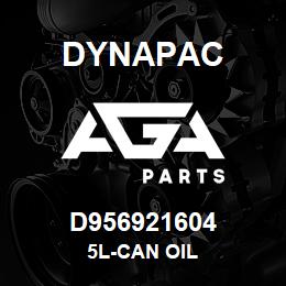 D956921604 Dynapac 5L-CAN OIL | AGA Parts