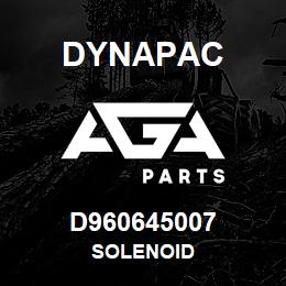 D960645007 Dynapac SOLENOID | AGA Parts