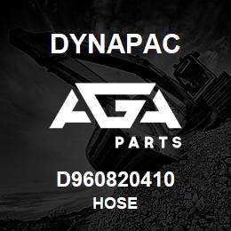 D960820410 Dynapac HOSE | AGA Parts