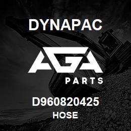 D960820425 Dynapac HOSE | AGA Parts