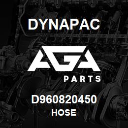 D960820450 Dynapac HOSE | AGA Parts