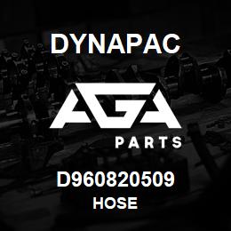 D960820509 Dynapac HOSE | AGA Parts