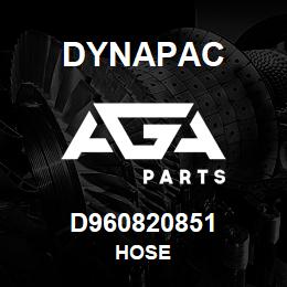 D960820851 Dynapac HOSE | AGA Parts