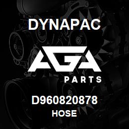 D960820878 Dynapac HOSE | AGA Parts