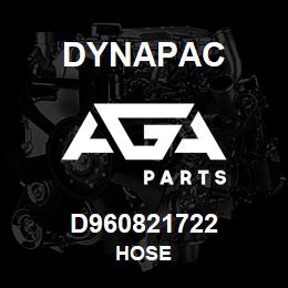 D960821722 Dynapac HOSE | AGA Parts