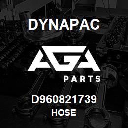 D960821739 Dynapac HOSE | AGA Parts