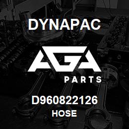 D960822126 Dynapac HOSE | AGA Parts