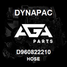 D960822210 Dynapac HOSE | AGA Parts