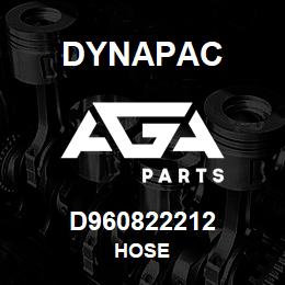 D960822212 Dynapac HOSE | AGA Parts