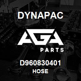 D960830401 Dynapac HOSE | AGA Parts