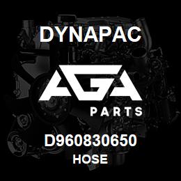 D960830650 Dynapac HOSE | AGA Parts