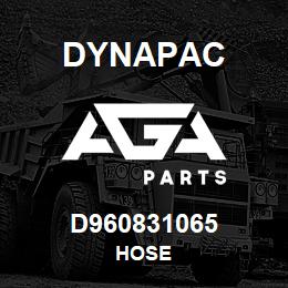 D960831065 Dynapac HOSE | AGA Parts