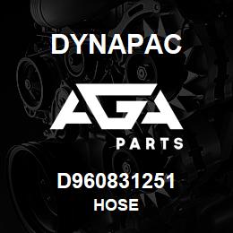 D960831251 Dynapac HOSE | AGA Parts