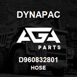 D960832801 Dynapac HOSE | AGA Parts