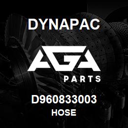 D960833003 Dynapac HOSE | AGA Parts