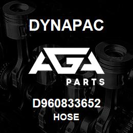 D960833652 Dynapac HOSE | AGA Parts