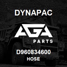 D960834600 Dynapac HOSE | AGA Parts