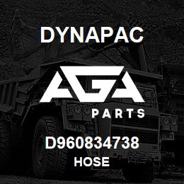 D960834738 Dynapac HOSE | AGA Parts