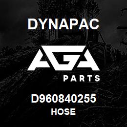 D960840255 Dynapac HOSE | AGA Parts