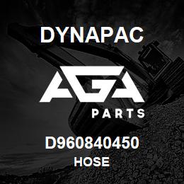 D960840450 Dynapac HOSE | AGA Parts