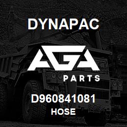 D960841081 Dynapac HOSE | AGA Parts