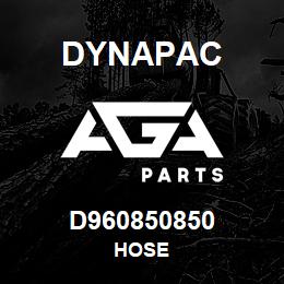 D960850850 Dynapac HOSE | AGA Parts