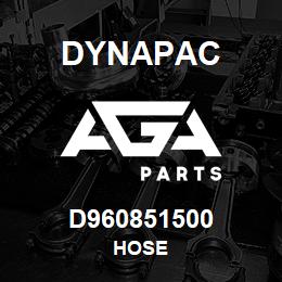 D960851500 Dynapac HOSE | AGA Parts