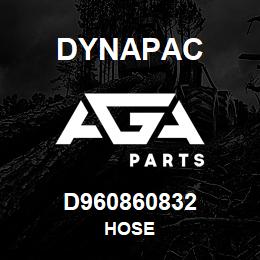 D960860832 Dynapac HOSE | AGA Parts