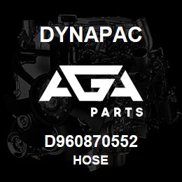 D960870552 Dynapac HOSE | AGA Parts