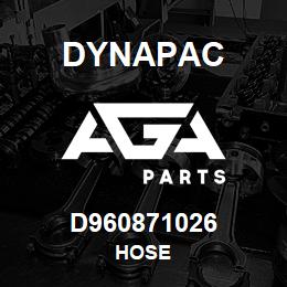 D960871026 Dynapac HOSE | AGA Parts