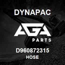 D960872315 Dynapac HOSE | AGA Parts