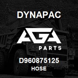 D960875125 Dynapac HOSE | AGA Parts