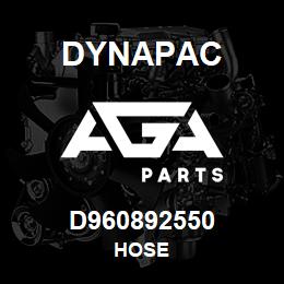 D960892550 Dynapac HOSE | AGA Parts