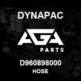 D960898000 Dynapac HOSE | AGA Parts