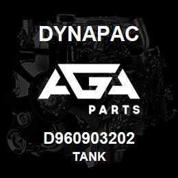 D960903202 Dynapac TANK | AGA Parts