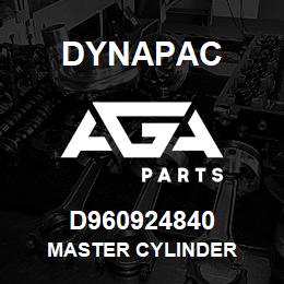 D960924840 Dynapac MASTER CYLINDER | AGA Parts