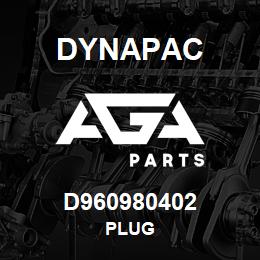 D960980402 Dynapac PLUG | AGA Parts